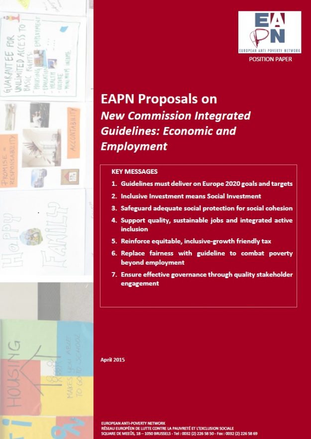 2015 EAPN position integrated guidelines cover