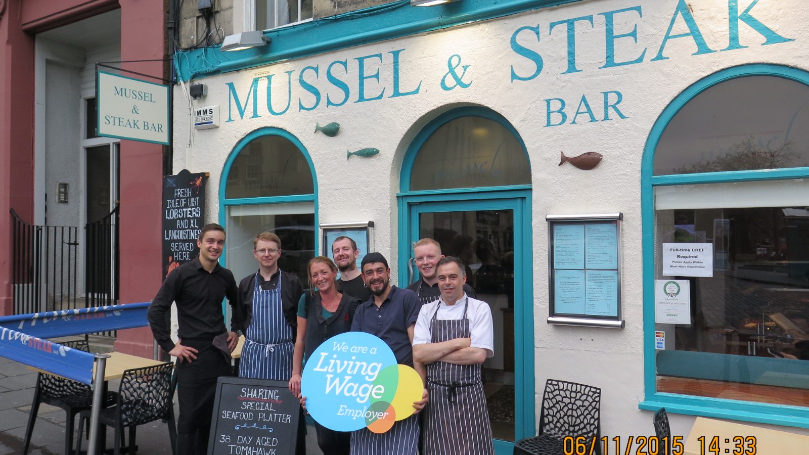 2015 Mussel and steak bar 2015 Mussel and steak bar