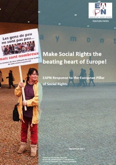 2017 EAPN Response European Pillar of Social Rights Cover