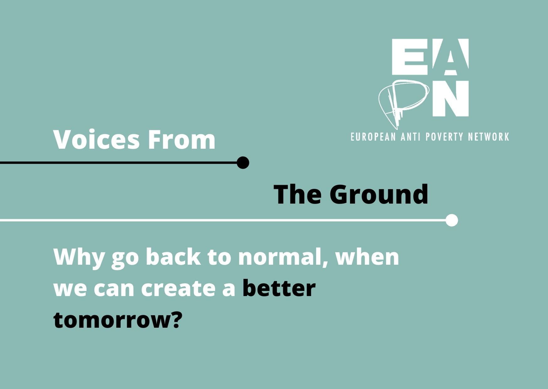EAPN – Voices from the ground website image – 5161